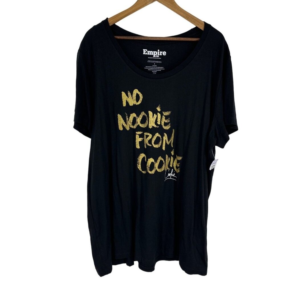 Empire Fox Torrid Collection "No Nookie From Cookie" Black T-Shirt Size 4X
